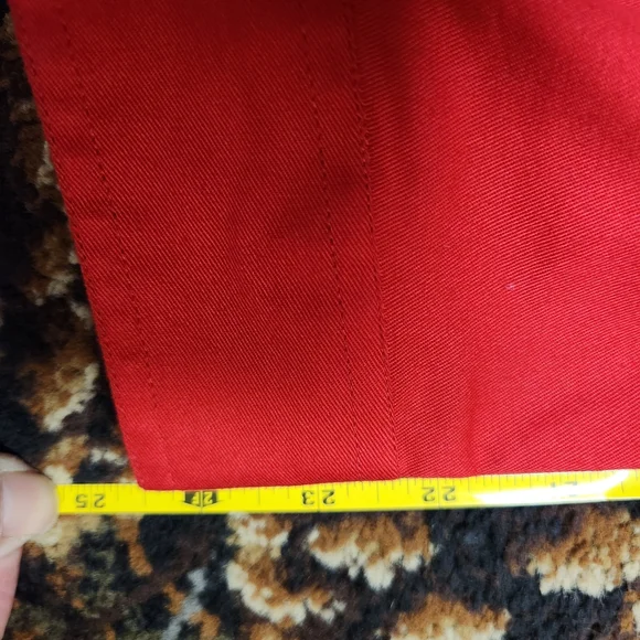 Elegant Red Button Down Shirt - Picture 9 of 11